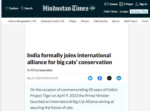 Hindustan Times coverage